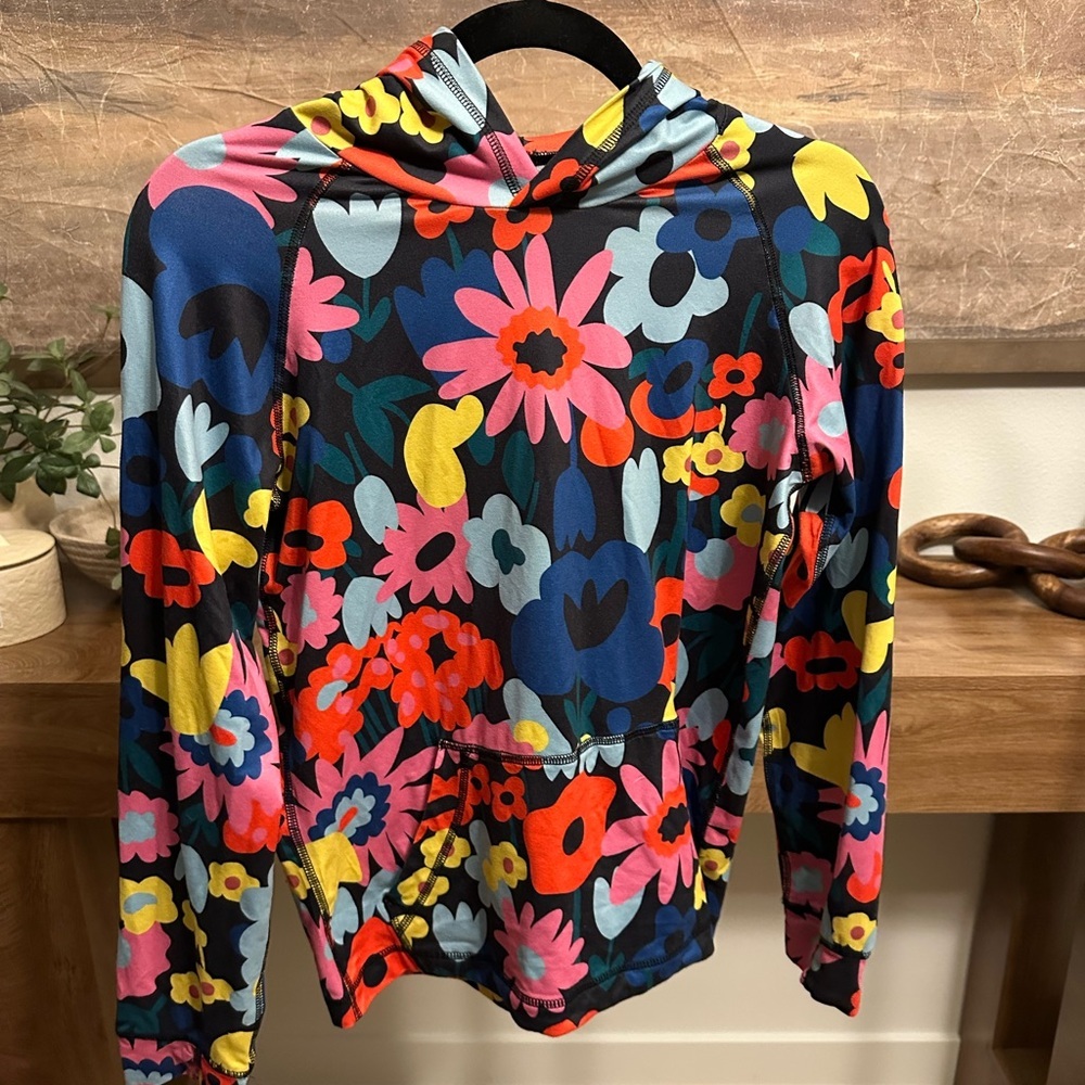 Hanna Andersson Colorful Floral Hoodie